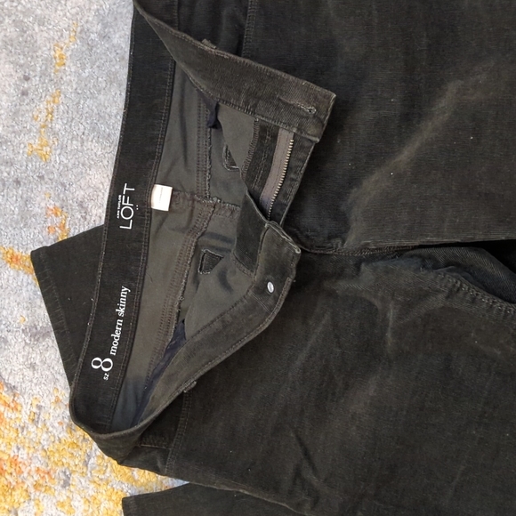 Deep Green Corduroy Pants - Picture 3 of 3